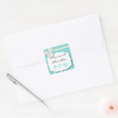 Robin Egg Blue Custom Wedding Stickers (Umschlag)