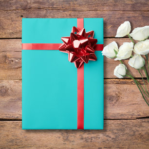 Robin Egg Blue Solid Color Classic elegant Geschenkpapier