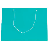 Robin Egg Blue Solid Color | Classic | elegant Große Geschenktüte (Vorderseite)