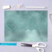 Robin Egg Green Lace Brautparty Seidenpapier (Handwerk)