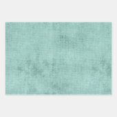 Robin Egg Grünleaf Linen (nicht wirkliche Leinen) Geschenkpapier Set (Vorderseite 2)