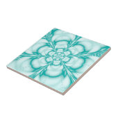 Robin Ei Blauer Floral Türkis Print Fliese (Seite)