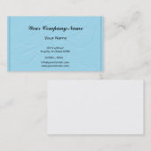 Robin-Ei-blauer Ton auf Ton-Hibiskus Visitenkarte (Vorne/Hinten)