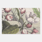 Robin Elegant Bird Butterfly Französische Kunst Geschenkpapier Set (Vorderseite 2)