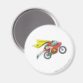 Robin & Fahrrad Magnet (Vorderseite/Rückseite)