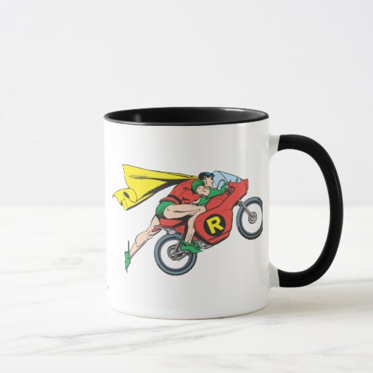 Robin & Fahrrad Tasse (Rechts)