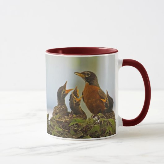 Robin-Familien-Tasse Tasse (Rechts)