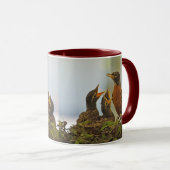 Robin-Familien-Tasse Tasse (VorderseiteRechts)