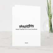 Robin Feiertagskarte (Rückseite)