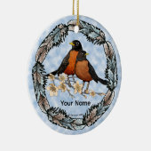 Robin Filiale Keramik Ornament (Rechts)