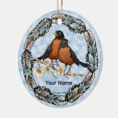 Robin Filiale Keramik Ornament (Links)