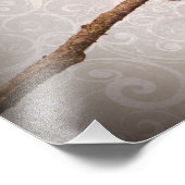 Robin Foto mit Damask Swirledesign (Ecke)