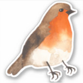 Robin Garden Bird Sticker (Vorderseite)