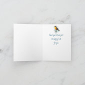 Robin Garden Bird Wildlife Karte (Innenseite)