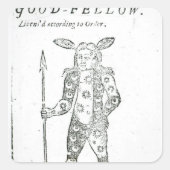 Robin Goodfellow Quadratischer Aufkleber (Vorderseite)