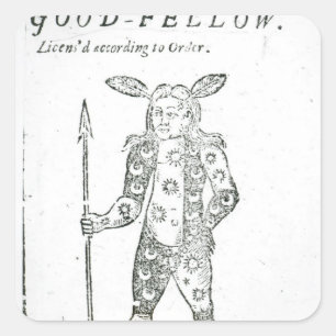 Robin Goodfellow Quadratischer Aufkleber