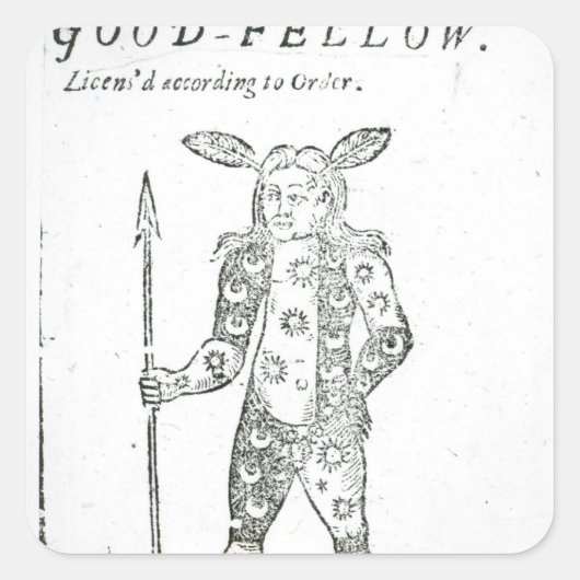 Robin Goodfellow Quadratischer Aufkleber (Vorderseite)