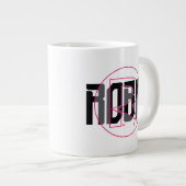 Robin Hi-Tech Name Grafik Jumbo-Tasse (Vorderseite Rechts)