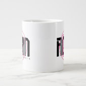 Robin Hi-Tech Name Grafik Jumbo-Tasse (Vorderseite)