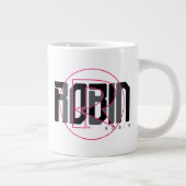 Robin Hi-Tech Name Grafik Jumbo-Tasse (Rechts)