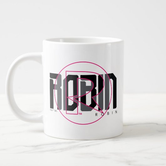 Robin Hi-Tech Name Grafik Jumbo-Tasse (Links)