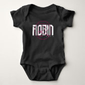 Robin Hi-Tech Name Graphic Baby Strampler (Vorderseite)