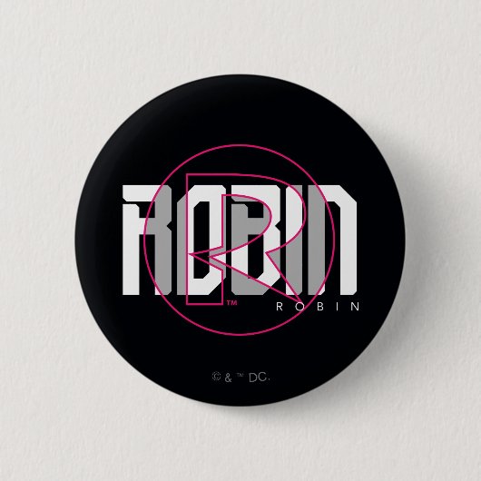 Robin Hi-Tech Name Graphic Button (Vorderseite)