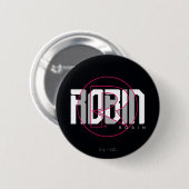 Robin Hi-Tech Name Graphic Button (Vorne & Hinten)