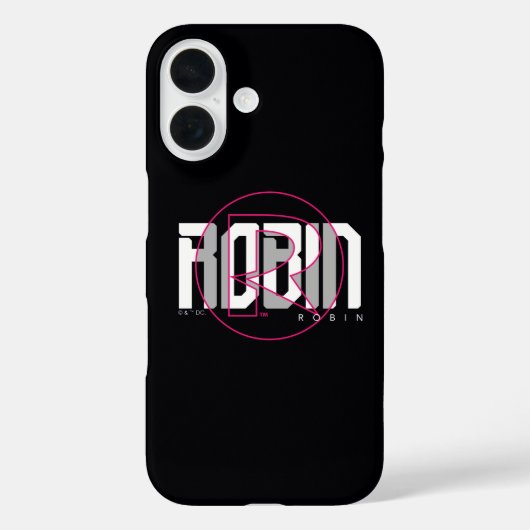 Robin Hi-Tech Name Graphic Case-Mate iPhone Hülle (Rückseite)