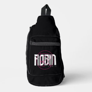 Robin Hi-Tech Name Graphic Crossbody Bag