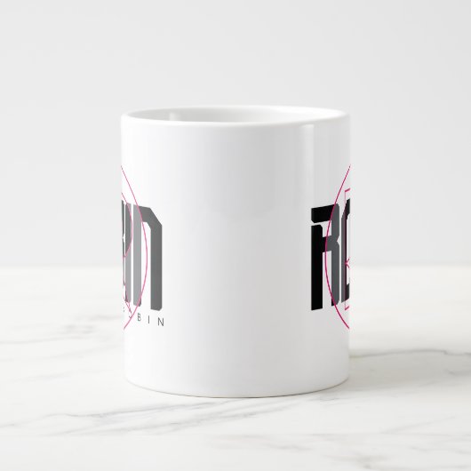Robin Hi-Tech Name Graphic Jumbo-Tasse (Vorderseite)
