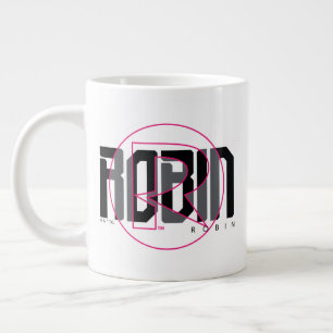 Robin Hi-Tech Name Graphic Jumbo-Tasse