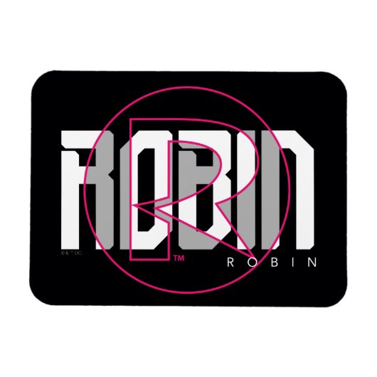 Robin Hi-Tech Name Graphic Magnet (Horizontal)