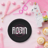 Robin Hi-Tech Name Graphic Pappteller (Party)