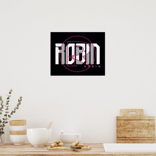 Robin Hi-Tech Name Graphic Poster (Küche)