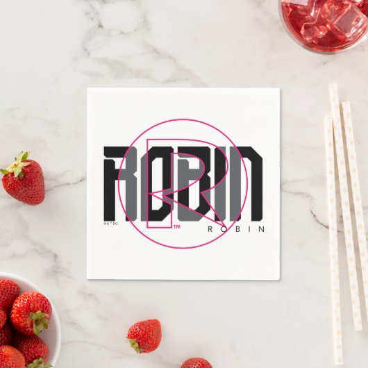 Robin Hi-Tech Name Graphic Serviette (Beispiel)