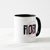 Robin Hi-Tech Name Graphic Tasse (VorderseiteRechts)