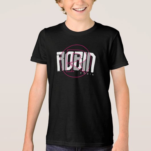 Robin Hi-Tech Name Graphic Tri-Blend Shirt (Vorderseite)