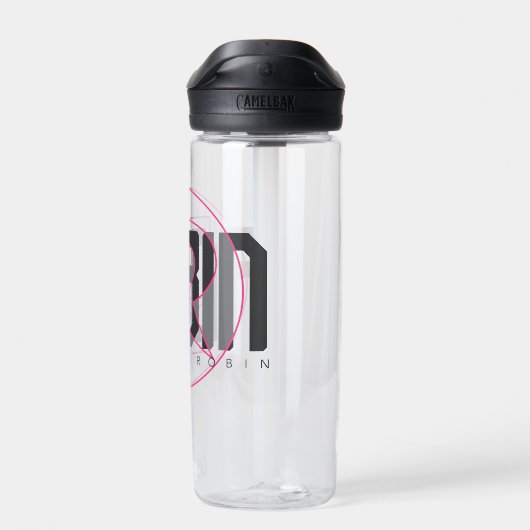 Robin Hi-Tech Name Graphic Trinkflasche (Rückseite)