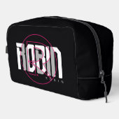 Robin Hi-Tech Name Graphic Waschbeutel (Rechte Ecke)