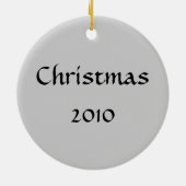 Robin & Holly Keramik Ornament (Hinten)