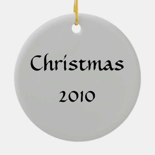 Robin & Holly Keramik Ornament (Hinten)