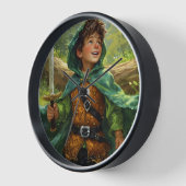 Robin Hood als Kind dargestellt Uhr (Winkel)