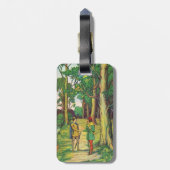 Robin Hood And Little John Luggage Tag Gepäckanhänger (Rückseite vertikal)