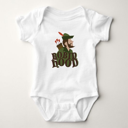Robin Hood Baby Strampler (Vorderseite)