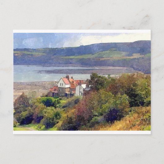 Robin Hood Bay, Yorkshire, England Postkarte (Vorderseite)