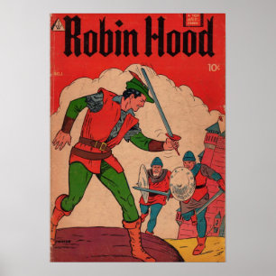 Robin-Hood-Comic-Cover Poster