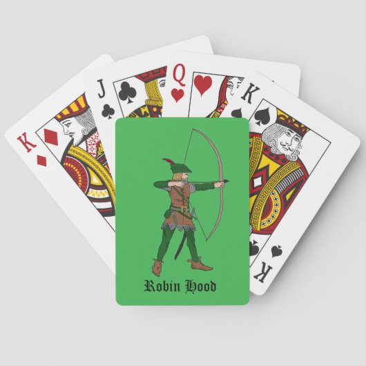 Robin Hood Deck of Cards Spielkarten (Rückseite)