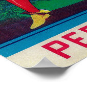 Robin Hood Fern LabelWashington Staat Poster (Ecke)