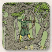 Robin Hood Getränkeuntersetzer (Vorderseite)